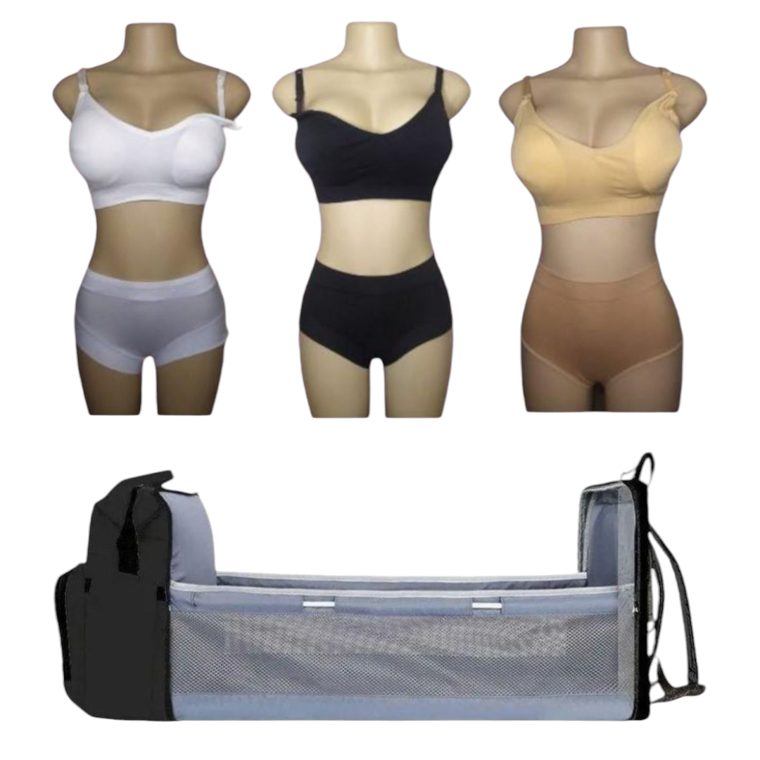 Pack conjunto postparto+ mochila mudador