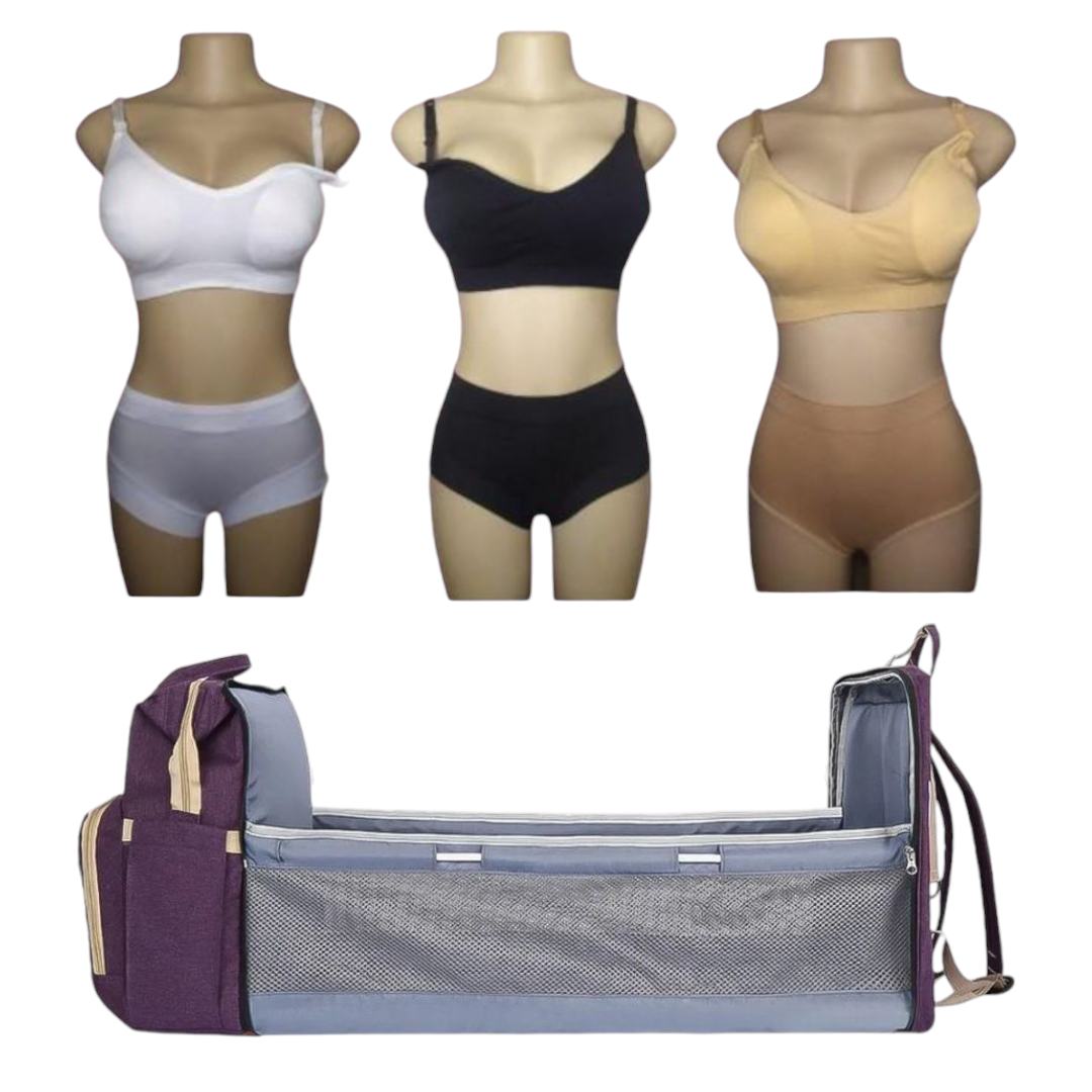 Pack conjunto postparto+ mochila mudador